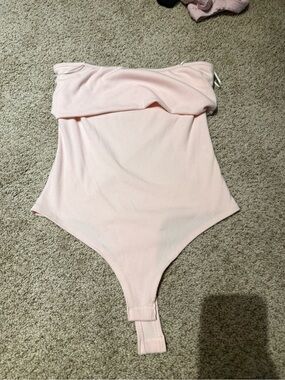 Light Pink Strapless Bodysuit
